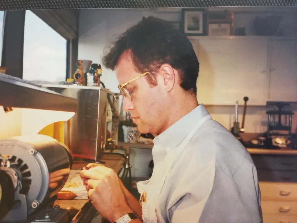 Jeweler at work